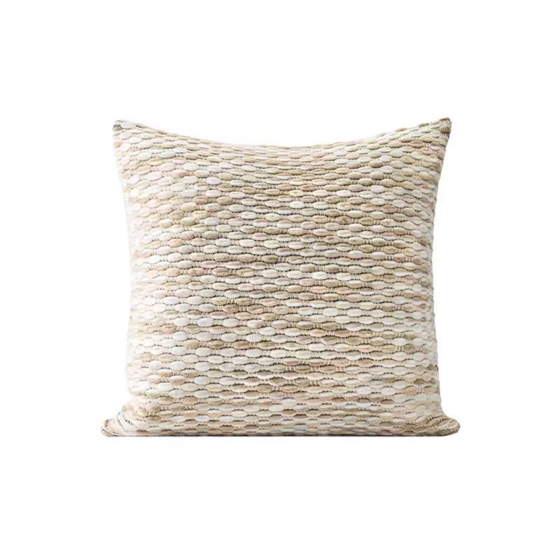 Decorative Cushion in Textured Woven Jacquard