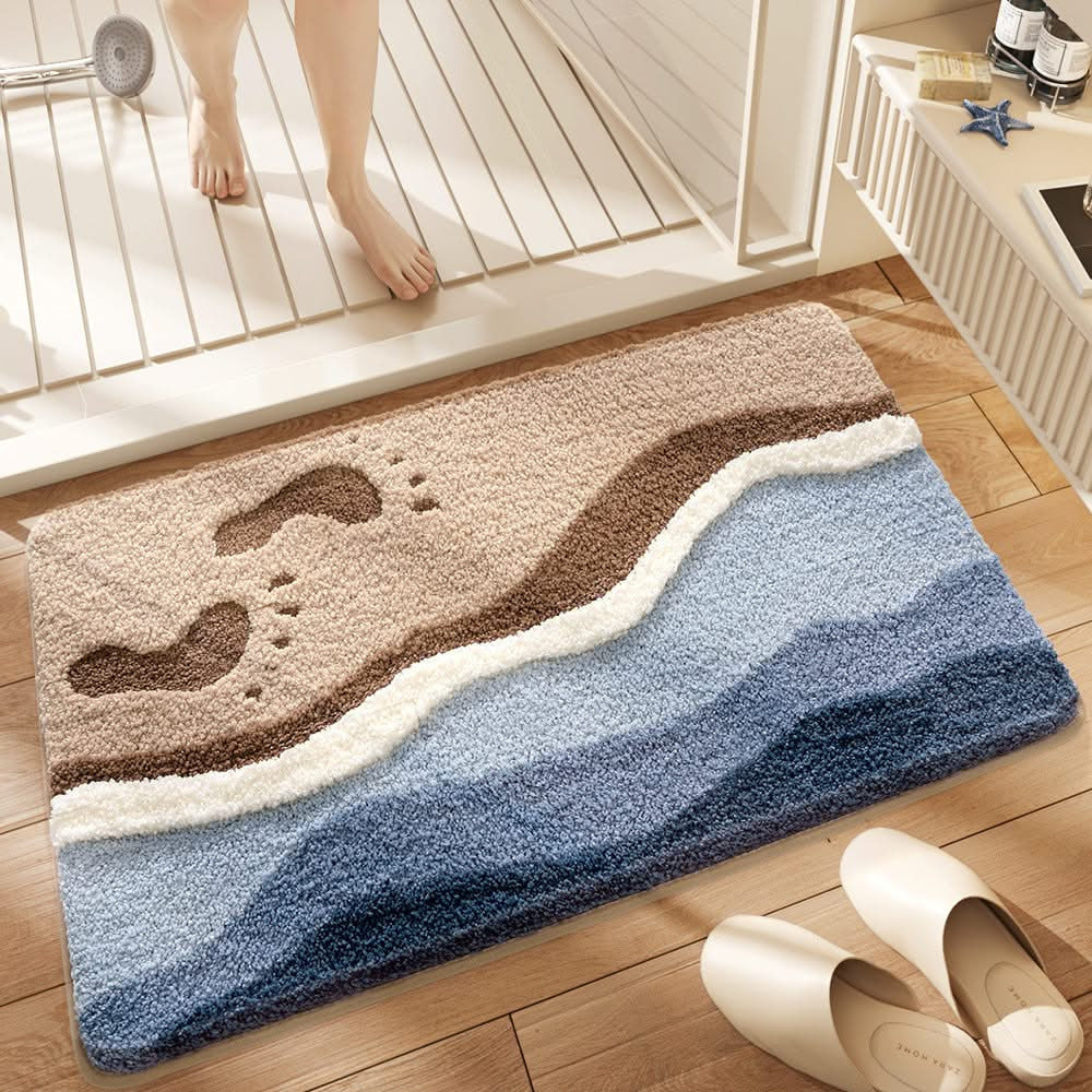 Bath Mat, Soft and Absorbent, Machine Washable