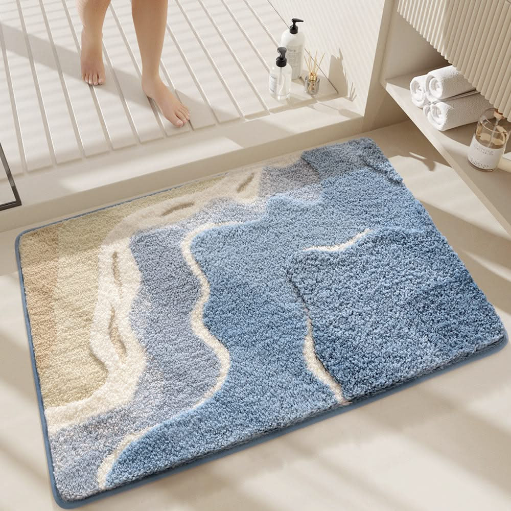 Bath Mat, Soft and Absorbent, Machine Washable