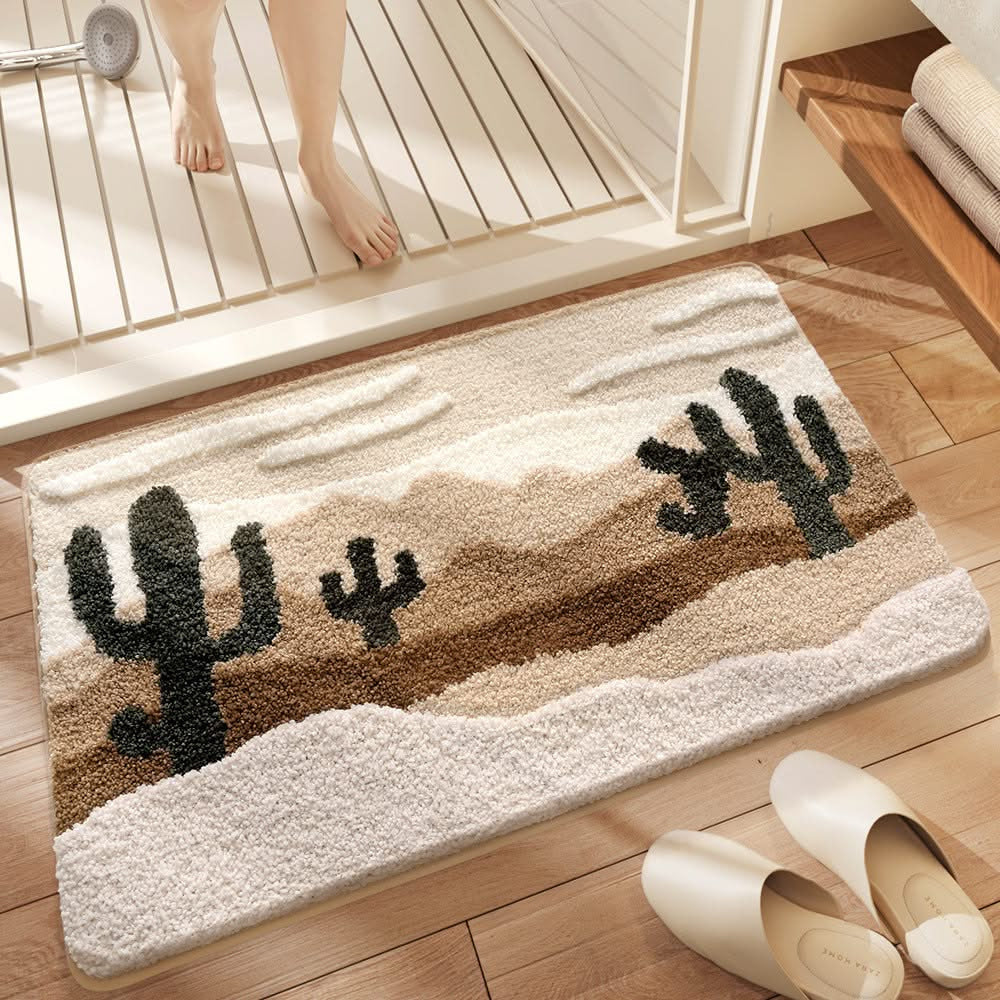 Bath Mat, Soft and Absorbent, Machine Washable