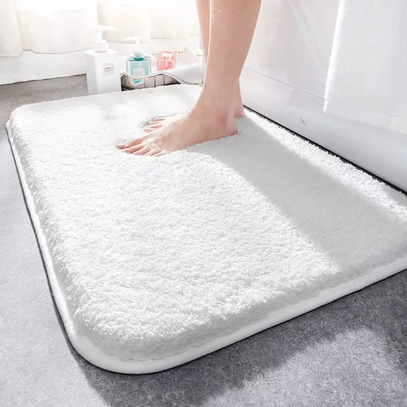 Bath Mat with Dense Soft Pile, Absorbent, Heavyweight, Rectangular