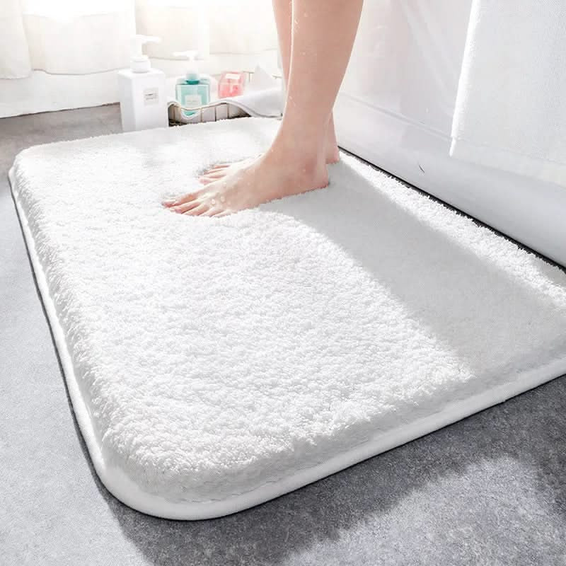 Bath Mat with Dense Soft Pile, Absorbent, Heavyweight, Rectangular