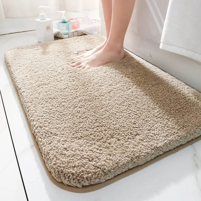 Bath Mat with Dense Soft Pile, Absorbent, Heavyweight, Rectangular