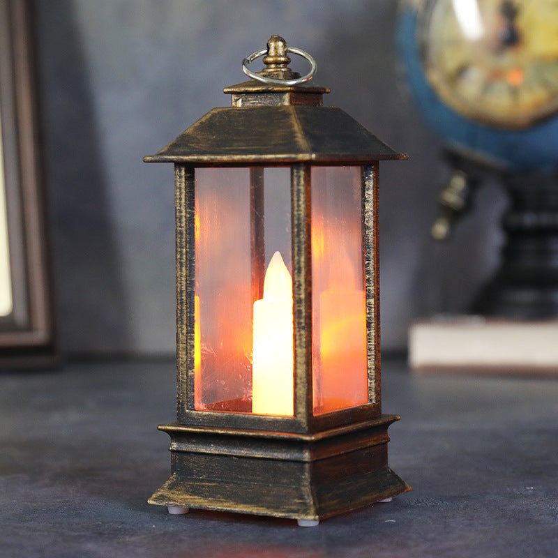 Lantern with Candle Glow, Battery Operated, Classic Design