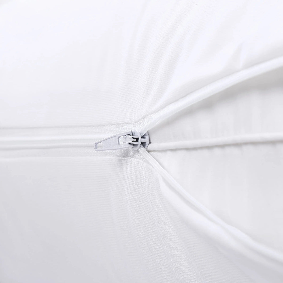Pillow Protector, Waterproof, Machine Washable with Zip Closure