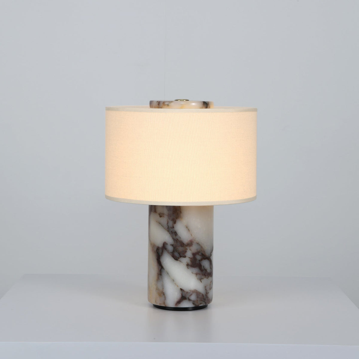 Table Lamp, Rechargeable and Dimmable with Linen Shade