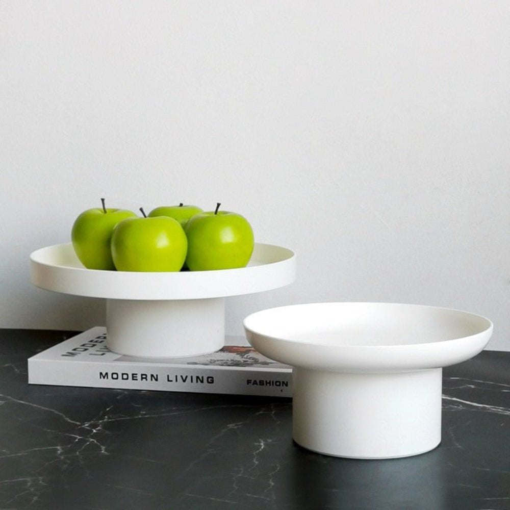 Tray in Acrylic, Round or Rectangular for Decorative Storage