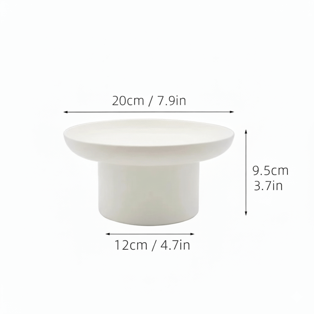 Tray in Acrylic, Round or Rectangular for Decorative Storage
