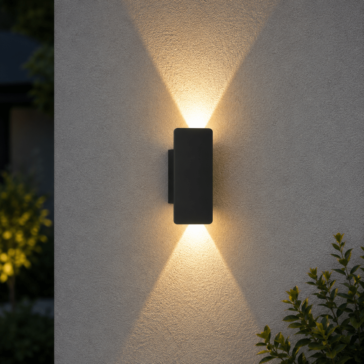 Wall Light with Energy-Efficient LED, Indoor and Outdoor Versions
