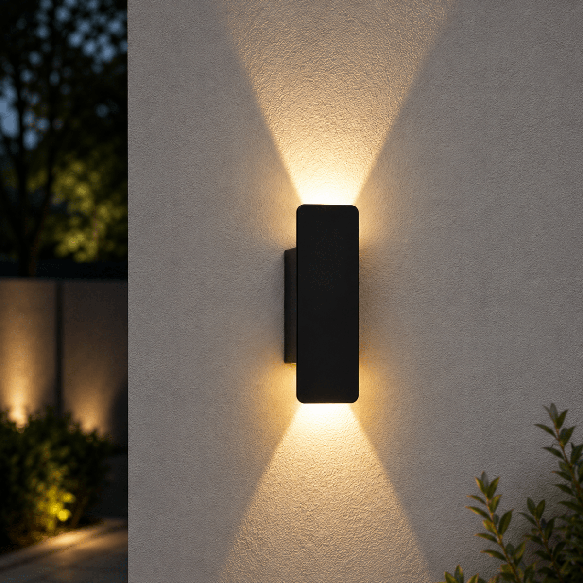 Wall Light with Energy-Efficient LED, Indoor and Outdoor Versions