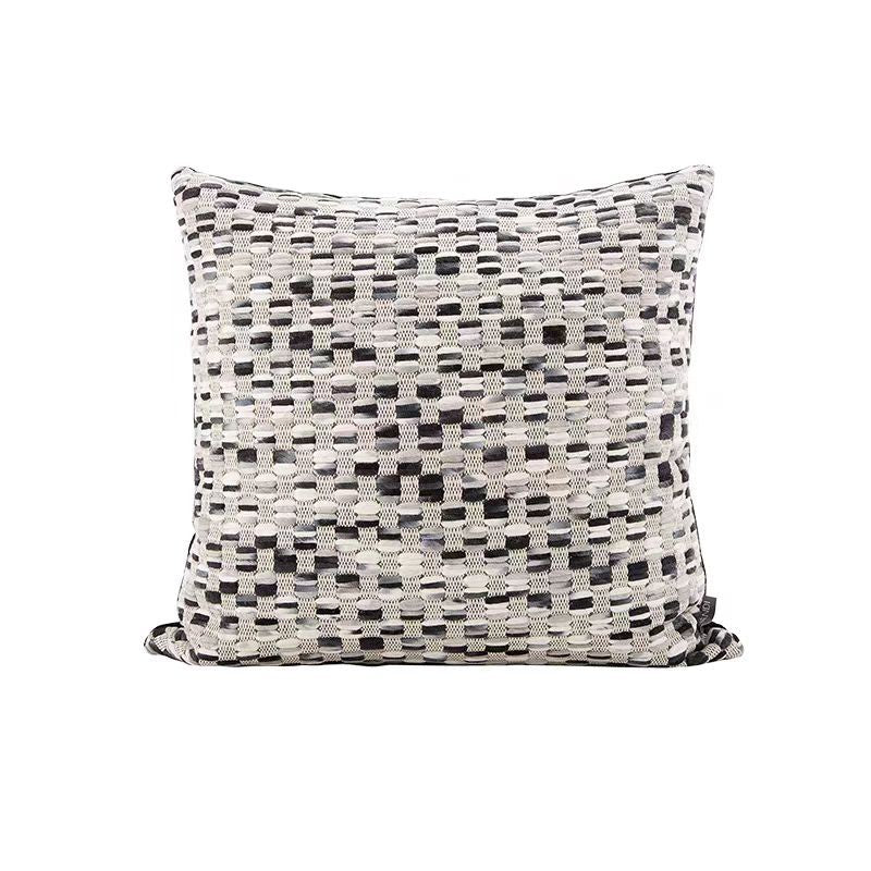 Decorative Cushion in Textured Woven Jacquard