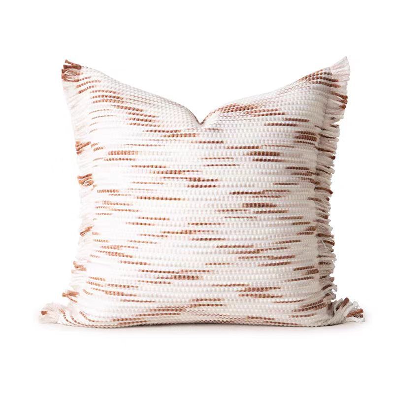 Decorative Cushion in Textured Woven Jacquard