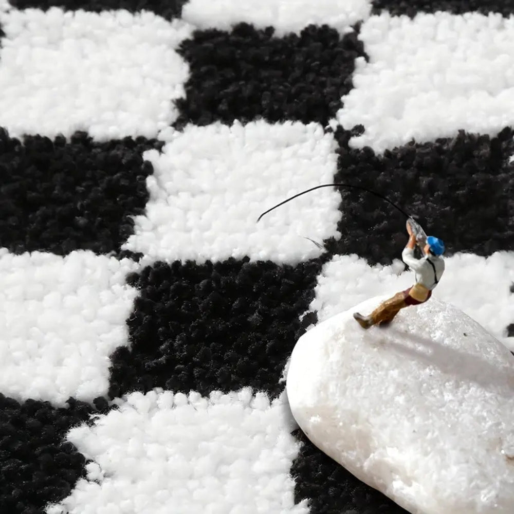 Bath Mat in Absorbent Microfibre Blend with Non-Slip Backing