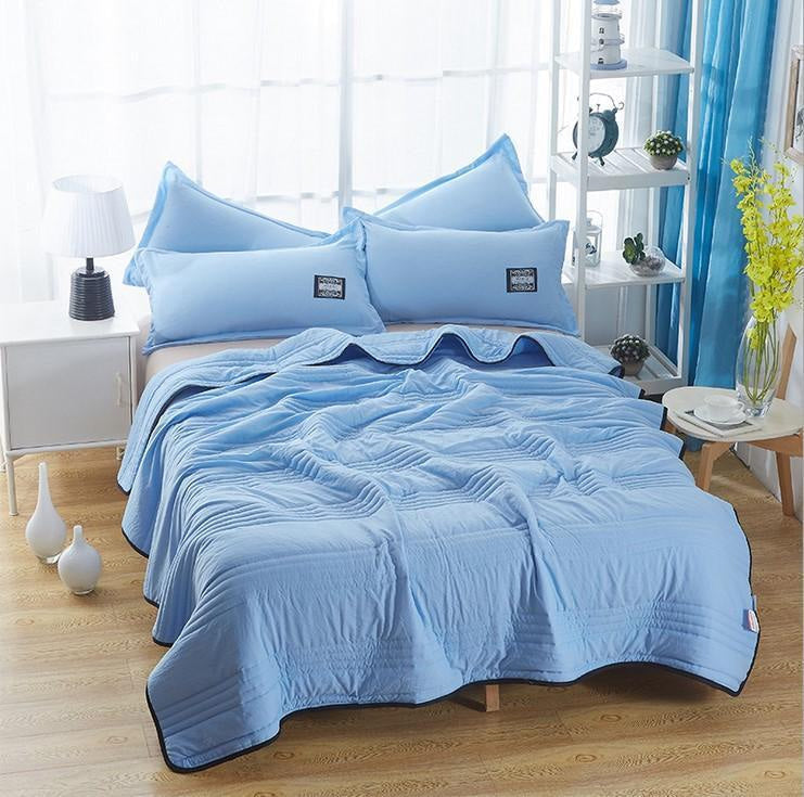 Bed Cover with Matching Covers, Rectangular Quilted Bedspread