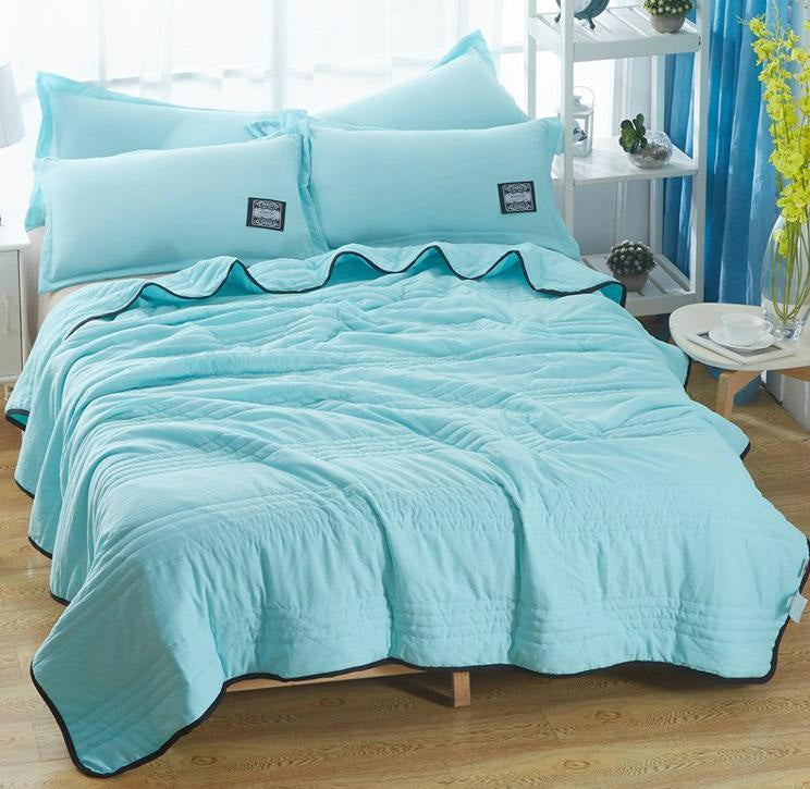 Bed Cover with Matching Covers, Rectangular Quilted Bedspread