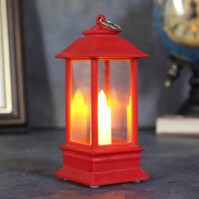 Lantern with Candle Glow, Battery Operated, Classic Design