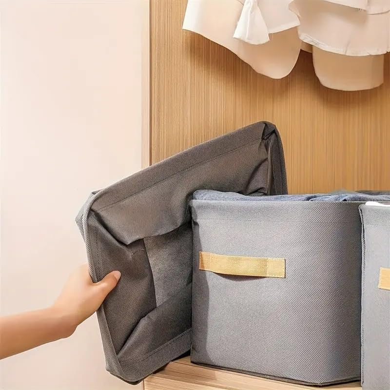 Storage Box with Stainless Steel Frame, Foldable and Moisture-Resistant