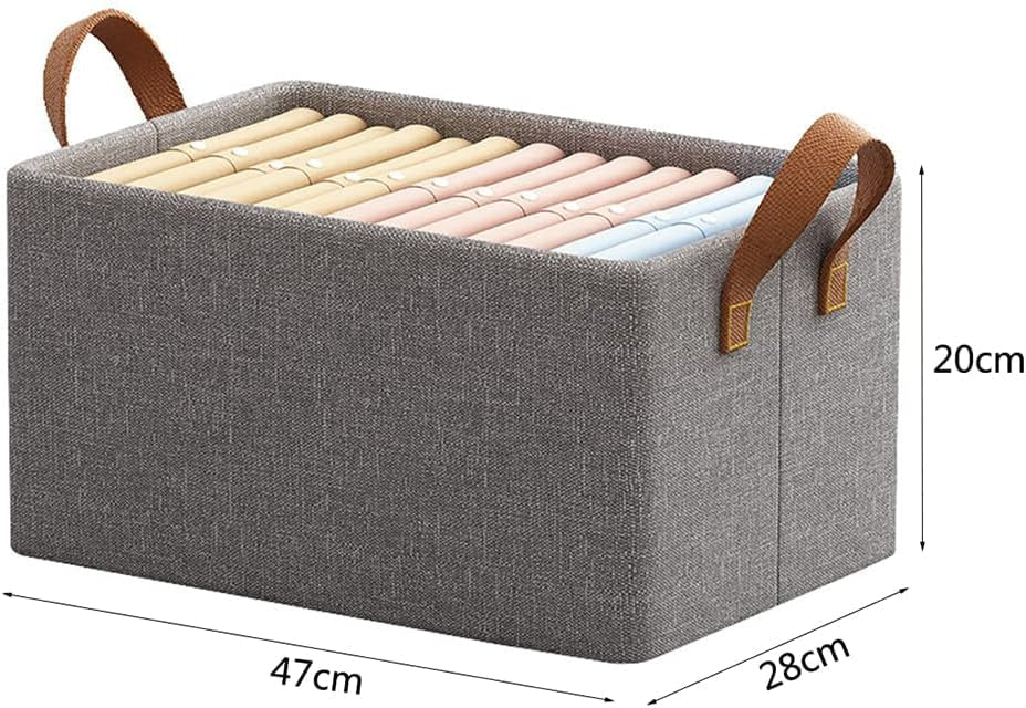 Storage Box with Stainless Steel Frame, Foldable and Moisture-Resistant