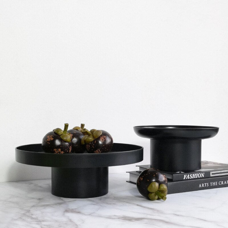 Tray in Acrylic, Round or Rectangular for Decorative Storage