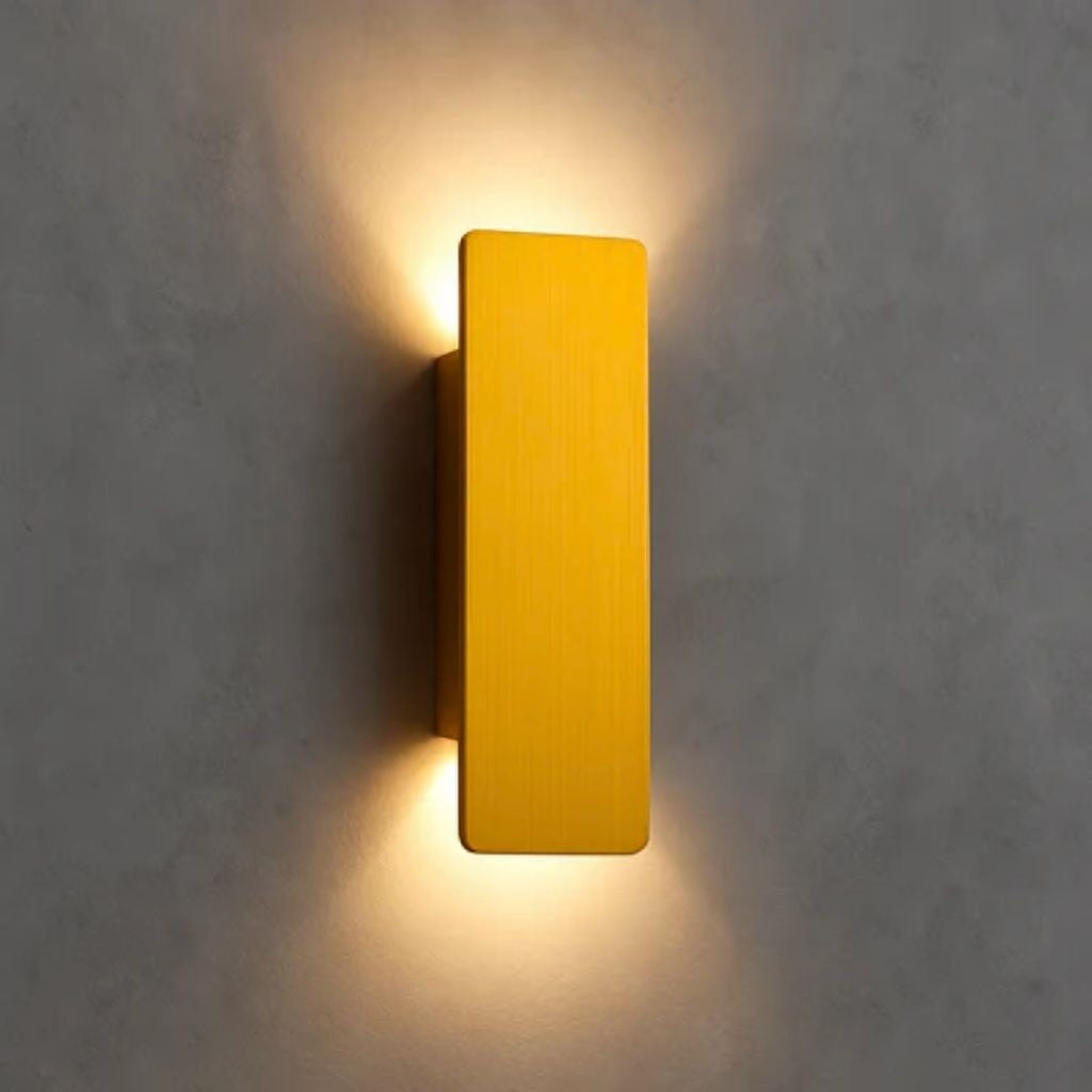 Wall Light in Aluminium, Waterproof Outdoor LED Up-and-Down Lighting