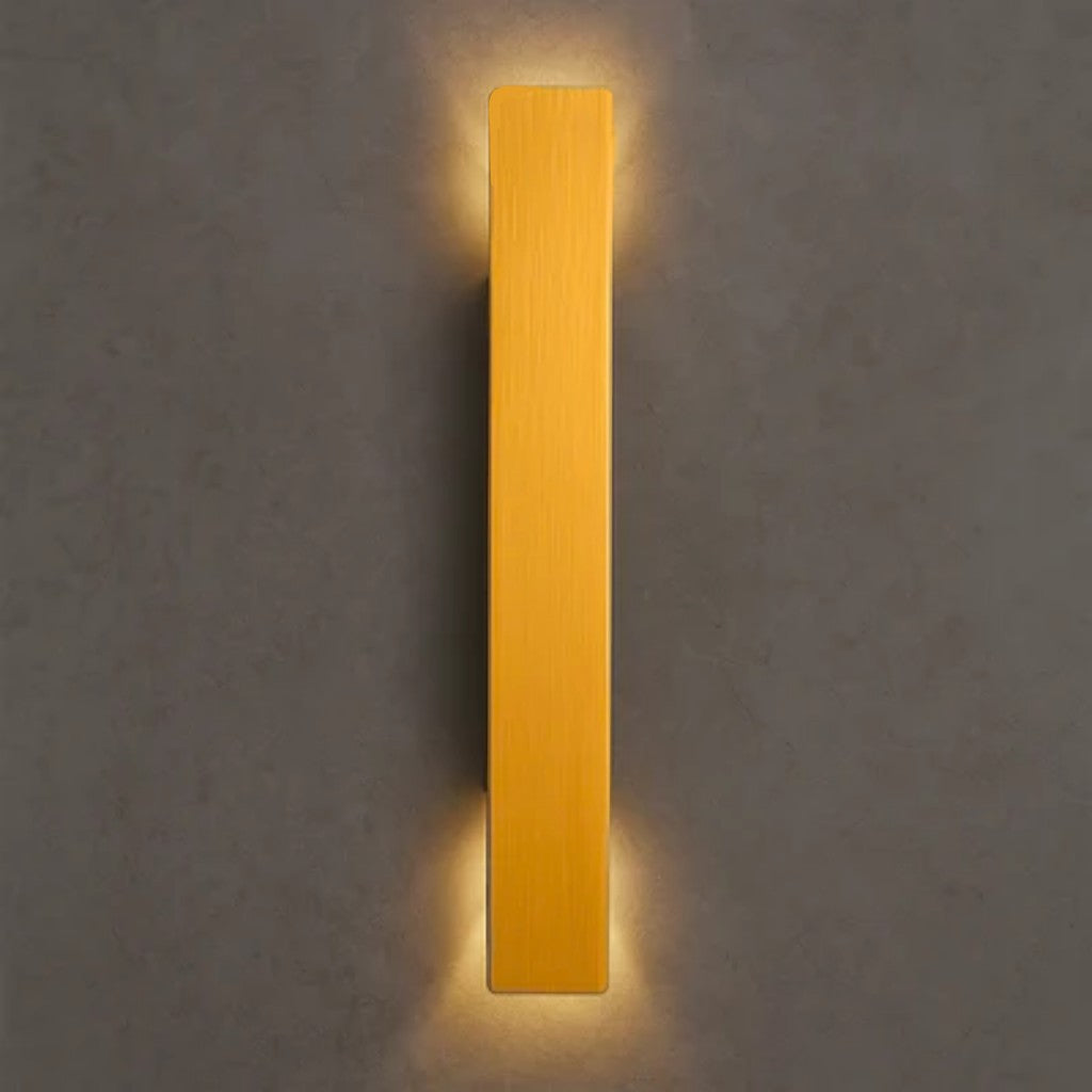 Wall Light in Aluminium, Waterproof Outdoor LED Up-and-Down Lighting