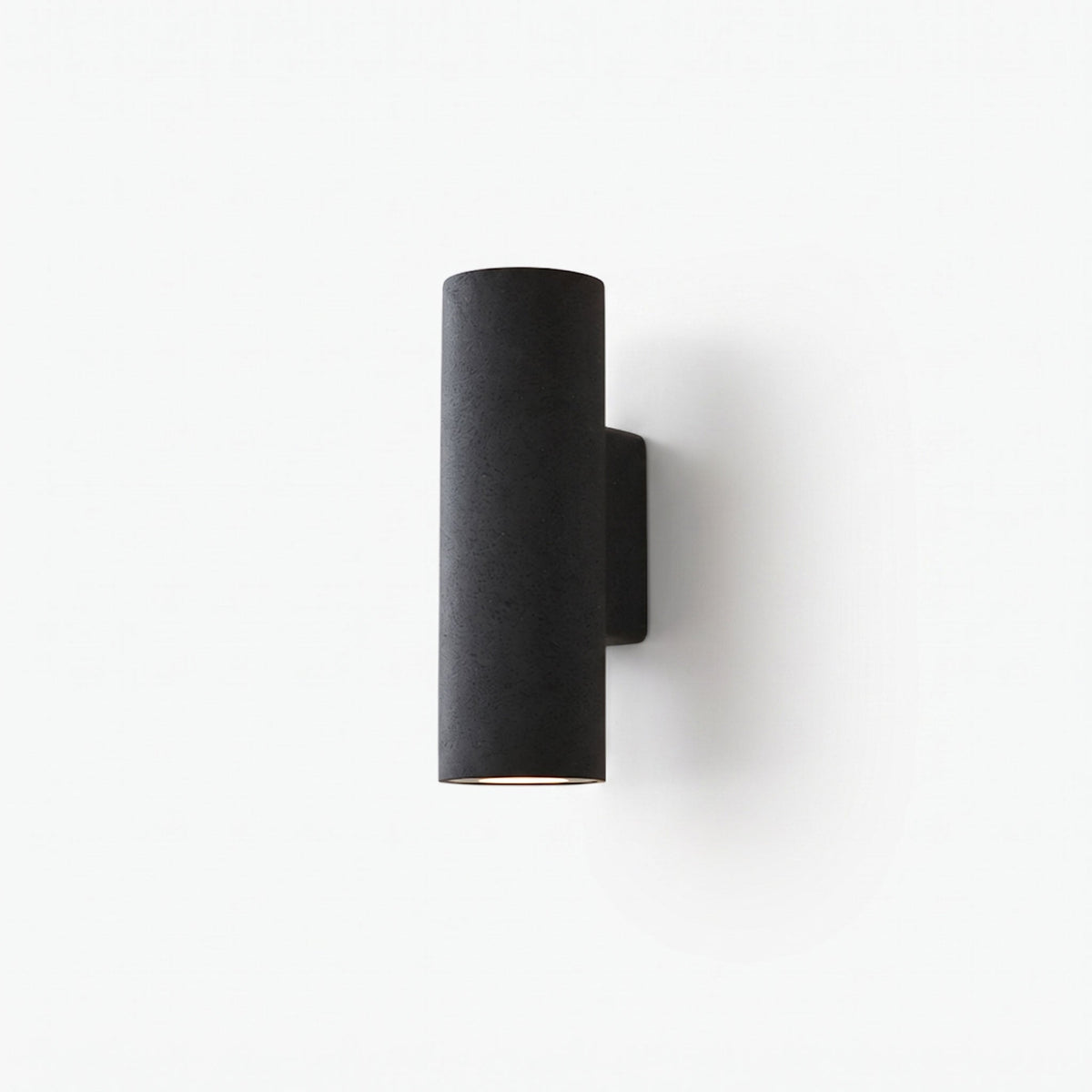 Wall Light in Hand-Finished Microcement, IP65 Outdoor Up-and-Down Lighting