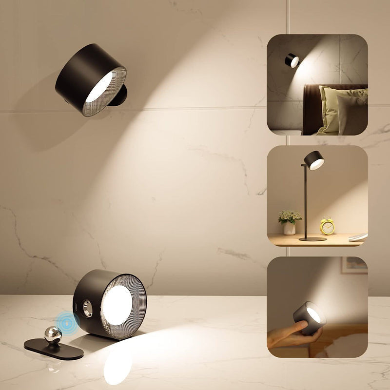 Wall Light with Aluminium Shade, Magnetic and Dimmable