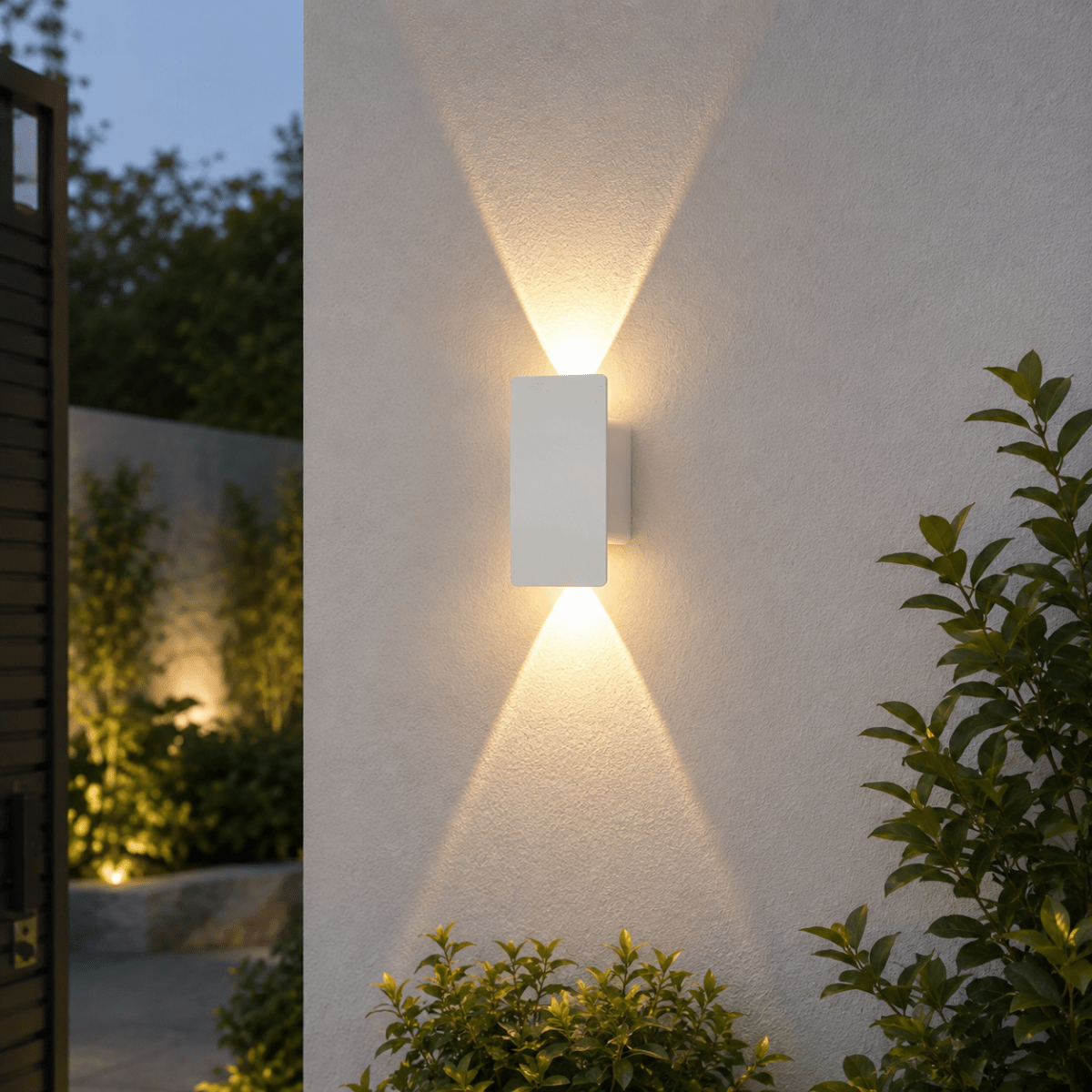 Wall Light with Energy-Efficient LED, Indoor and Outdoor Versions
